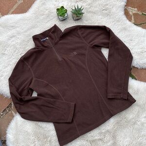 The North Face 1/2 Zip Fleece Pullover Brown